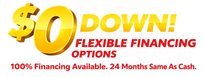 $0 down, flexible financing options, 100% financing available, 24 months same as cash.